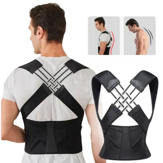 Shoulder and Neck Support Brace with Adjustable Straps for Posture Training
