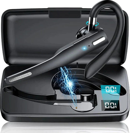 Wireless Headset with Dual Microphone Noise Cancelling and 25-Hour Talk Time