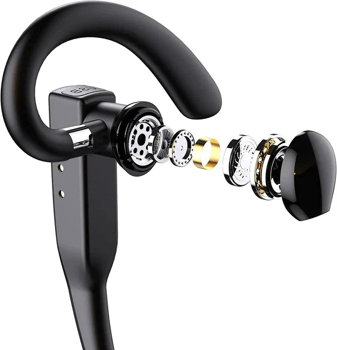 Wireless Headset with Dual Microphone Noise Cancelling and 25-Hour Talk Time
