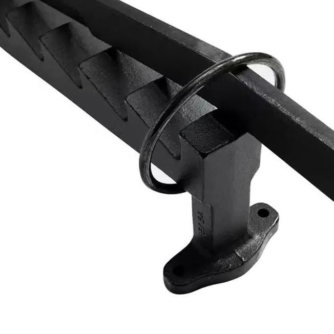 Wall Mounted Firewood Splitter with High Carbon Steel Blade and Multiple Cutting Edges
