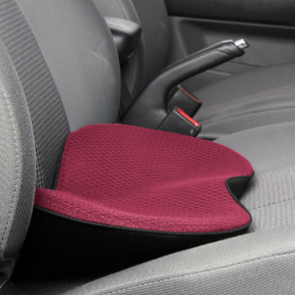 Memory Foam Car Seat Cushion with 3.5 Inch Height Boost and Breathable Cover