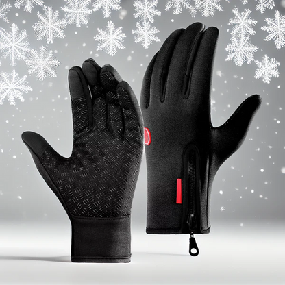 Winter Thermal Gloves with Three-Finger Touchscreen and Grip Palm