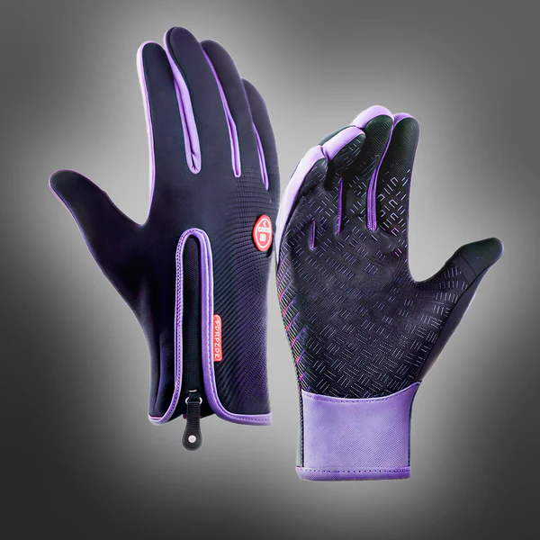 Winter Gloves with Touchscreen Fingertips and Textured Grip for Cold Weather Protection