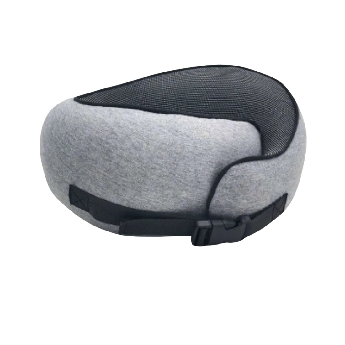 Contoured Neck Pillow with Snap Closure and Sleep Accessories, Carry-On Size