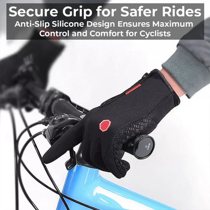 Winter Thermal Gloves with Three-Finger Touchscreen and Grip Palm
