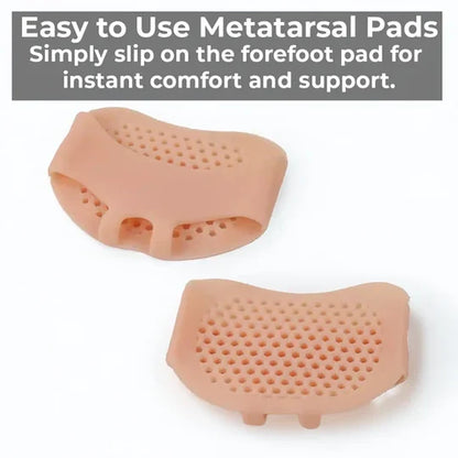 Gel Metatarsal Pads with Ventilated Design and Washable Construction for Men and Women