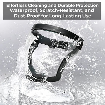 Polycarbonate Face Shield with Anti-Fog Visor and Detachable Filter