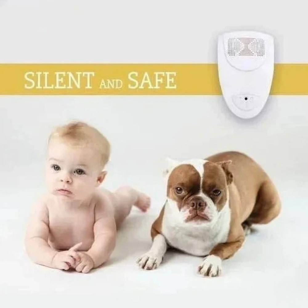 Ultrasonic Bed Bug Repeller with Silent Frequency Waves and Continuous Coverage for Bedrooms