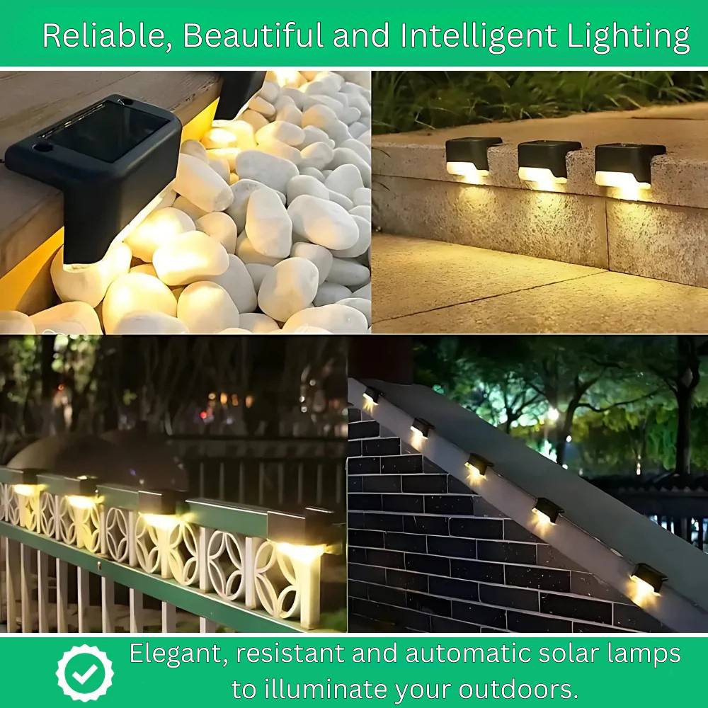 Solar LED Pathway Light with Automatic Dusk Sensor and IP45 Waterproof Rating All Vera Mart
