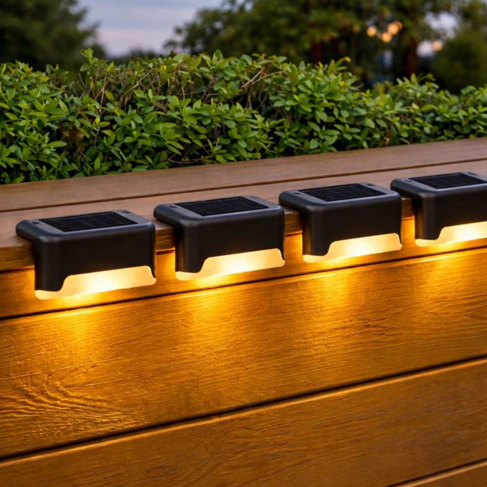 Solar LED Pathway Light with Automatic Dusk Sensor and IP45 Waterproof Rating All Vera Mart
