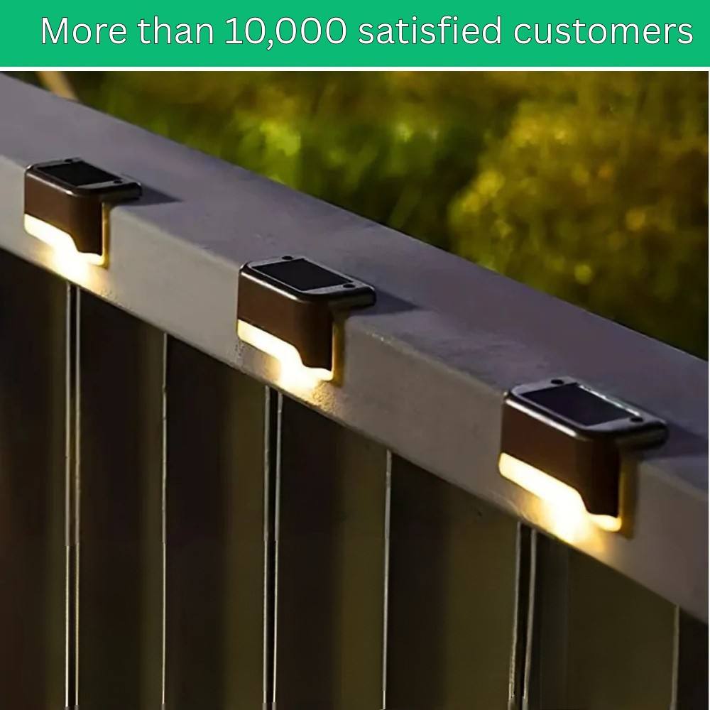 Solar LED Pathway Light with Automatic Dusk Sensor and IP45 Waterproof Rating All Vera Mart
