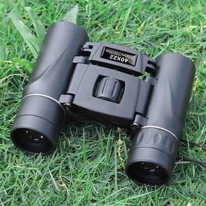 Compact Binoculars 40x22 Optical Zoom with Center Focus Wheel and Adjustable Eyepieces