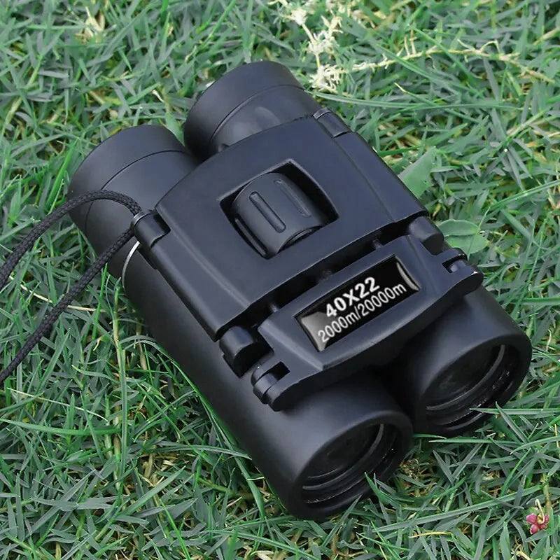 Compact Binoculars 40x22 Optical Zoom with Center Focus Wheel and Adjustable Eyepieces