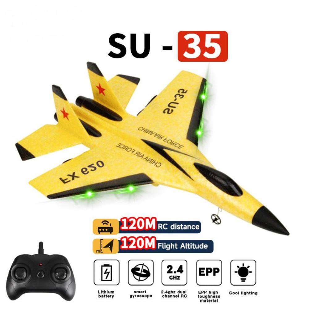 Remote Control Fighter Jet with LED Lights and 2.4G Frequency