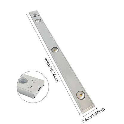 Motion Sensor LED Light Bar with Stepless Dimming and Three Color Temperatures
