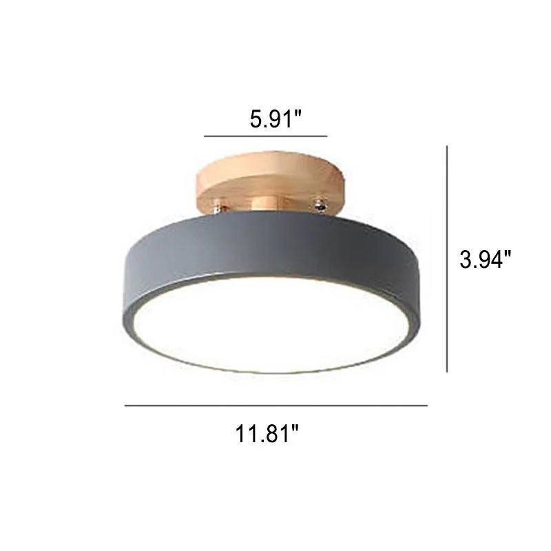 LED Ceiling Light with Adjustable Color Temperature and Integrated Bulbs, 150 Sq Ft