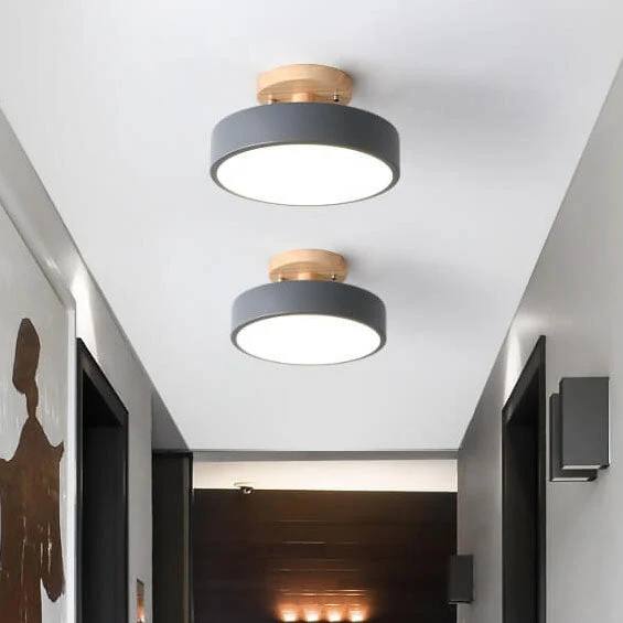 LED Ceiling Light with Adjustable Color Temperature and Integrated Bulbs, 150 Sq Ft