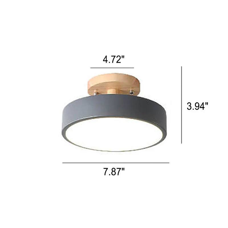 LED Ceiling Light with Adjustable Color Temperature and Integrated Bulbs, 150 Sq Ft
