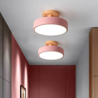 LED Ceiling Light with Adjustable Color Temperature and Integrated Bulbs, 150 Sq Ft