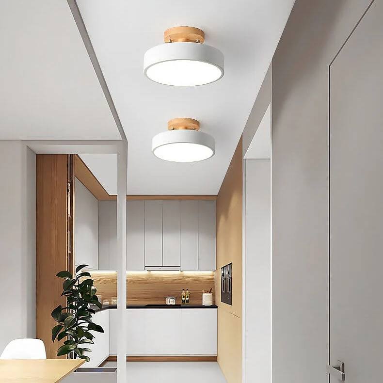 LED Ceiling Light with Adjustable Color Temperature and Integrated Bulbs, 150 Sq Ft