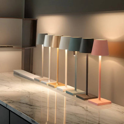 Rechargeable LED Table Lamp with Touch Control and 15-Hour Runtime