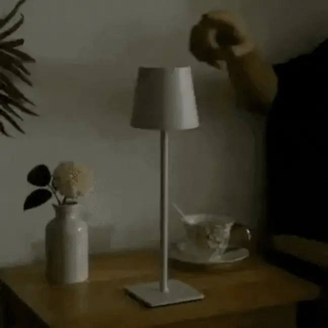 Rechargeable LED Table Lamp with Touch Control and 15-Hour Runtime