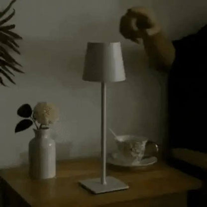 Rechargeable LED Table Lamp with Touch Control and 15-Hour Runtime