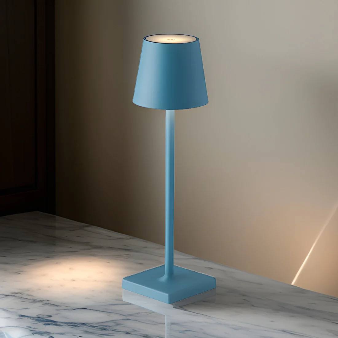 Rechargeable LED Table Lamp with Touch Control and 15-Hour Runtime