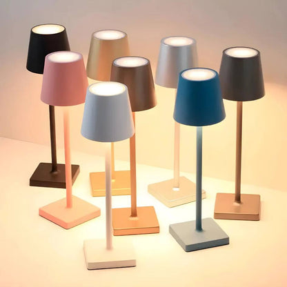 Rechargeable LED Table Lamp with Touch Control and 15-Hour Runtime