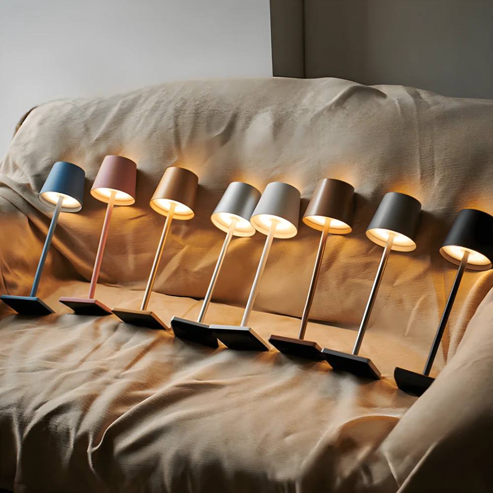 Rechargeable LED Table Lamp with Touch Control and 15-Hour Runtime