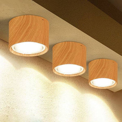 LED Ceiling Spotlight with Rotatable Head and Compact Design