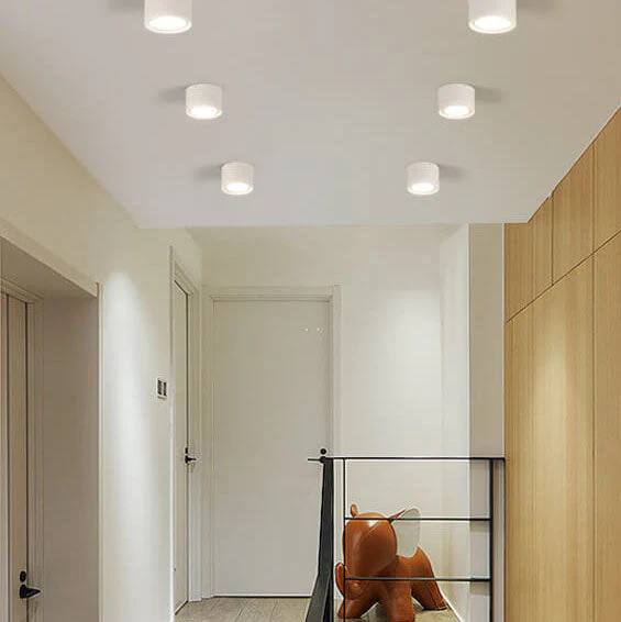 LED Ceiling Spotlight with Rotatable Head and Compact Design