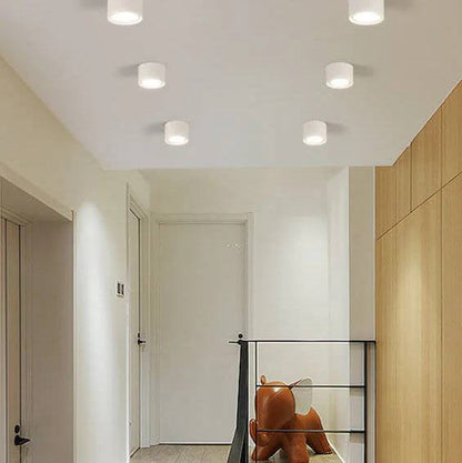 LED Ceiling Spotlight with Rotatable Head and Compact Design