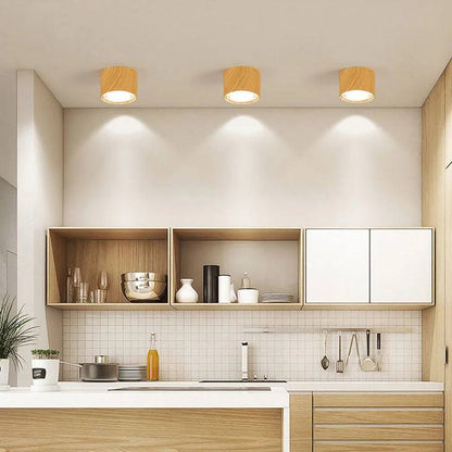 LED Ceiling Spotlight with Rotatable Head and Compact Design