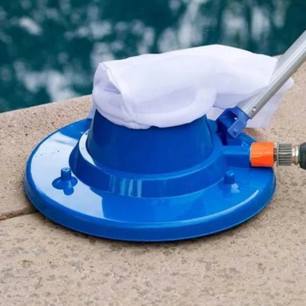 Pool Vacuum with Venturi Suction and Mesh Collection Bag for Garden Hose