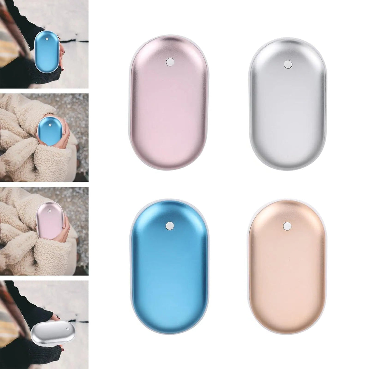 Portable Hand Warmer with 5000mAh Battery and 3 Heat Settings