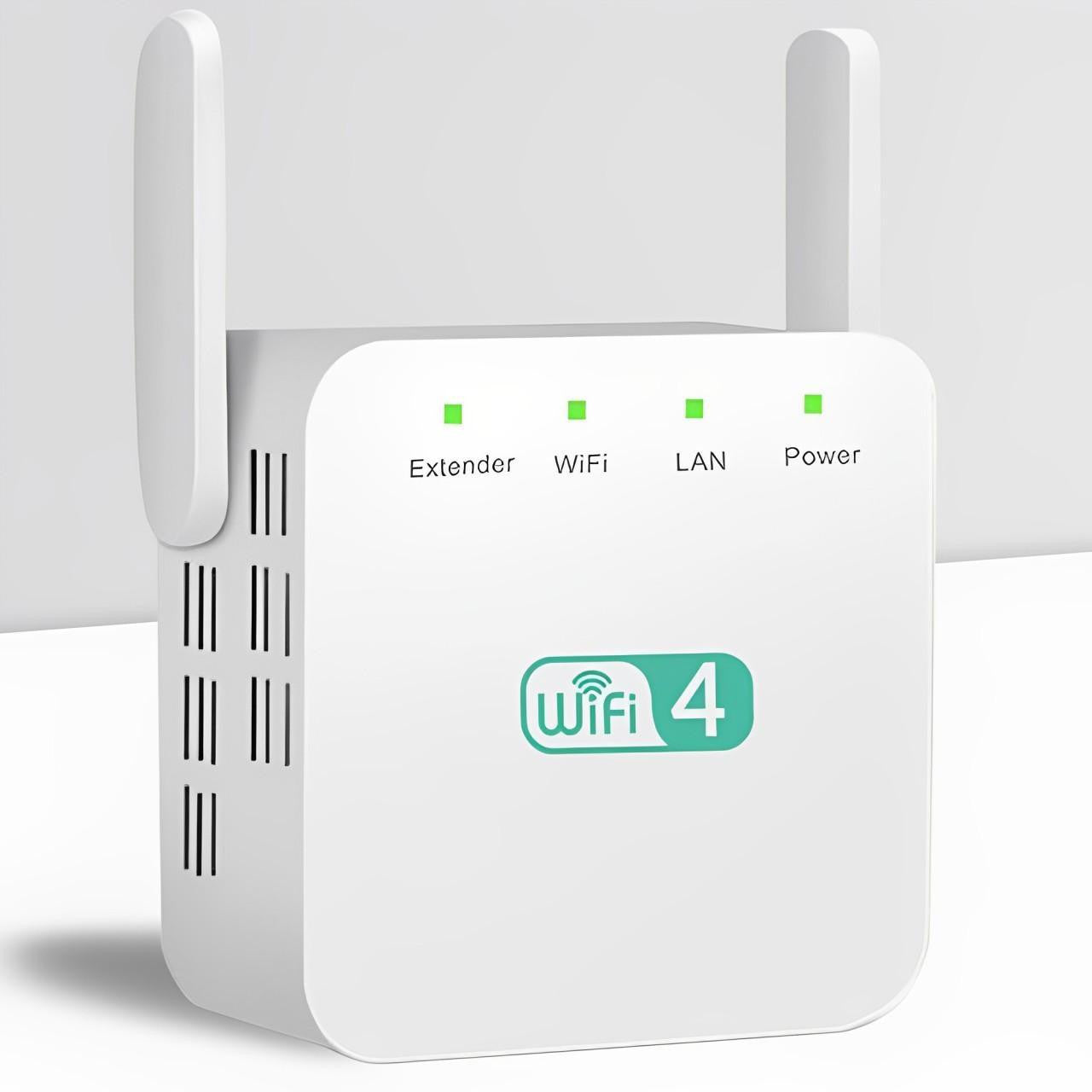 Long Range WiFi Repeater with Wall Penetrating Antenna and Multi-Device Support
