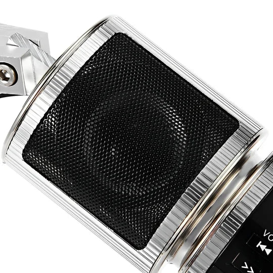 Handlebar Speakers with Bluetooth Streaming and FM Radio, 7W Dual Output