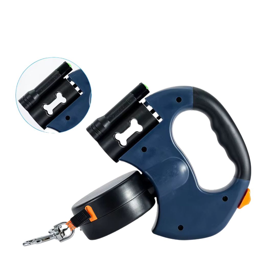 Dual Dog Leash with Rotating Swivel Joint and Padded Handle for Medium-Large Dogs