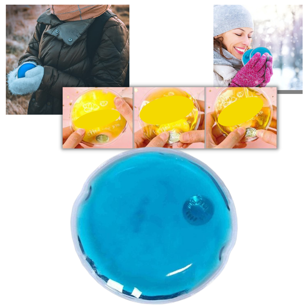 Reusable Hand Warmer with Flex Disc Activation and 45-Minute Heat, 129°F Output