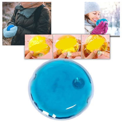 Reusable Hand Warmer with Flex Disc Activation and 45-Minute Heat, 129°F Output
