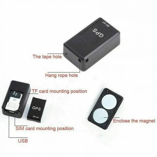Real-Time Vehicle GPS Tracker with Magnetic Attachment and Audio Monitoring