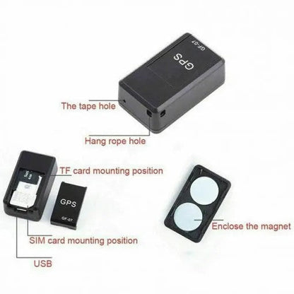 Real-Time Vehicle GPS Tracker with Magnetic Attachment and Audio Monitoring