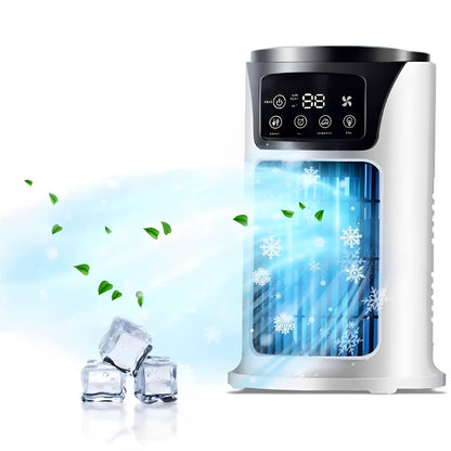 Evaporative Air Cooler with Humidifying Function and Automatic Swing, 8-Hour Runtime All Vera Mart