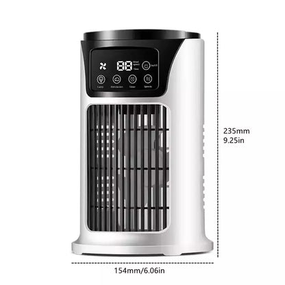 Evaporative Air Cooler with Humidifying Function and Automatic Swing, 8-Hour Runtime All Vera Mart