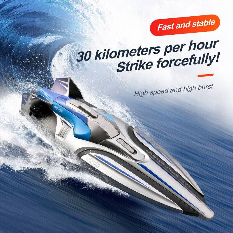 Remote Control Racing Boat with Dual Motors and 100m Range