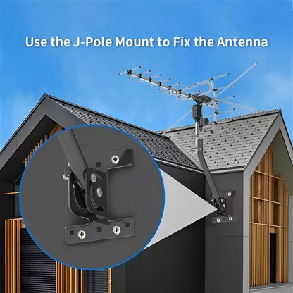 Motorized HD Antenna with 360 Degree Rotation and Extended Range Reception