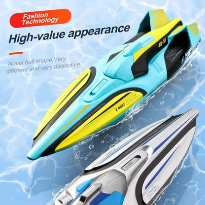 Remote Control Racing Boat with Dual Motors and 100m Range