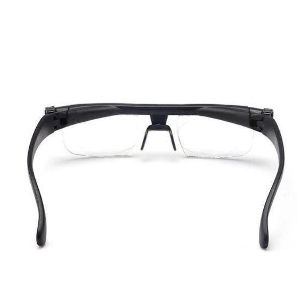 Variable Focus Vision Glasses with Manual Lens Adjustment and Scratch Resistant Coating