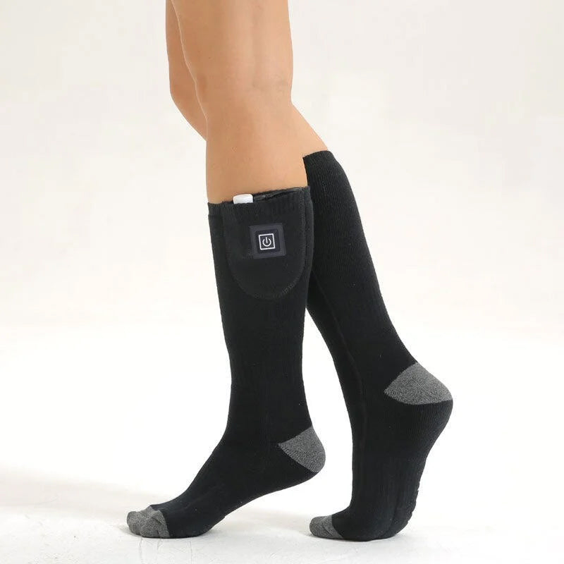 Rechargeable Heated Socks with Adjustable Temperature Control, 8-Hour Battery
